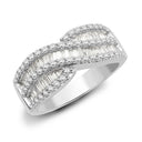 18ct White Gold Natural Diamond Ring