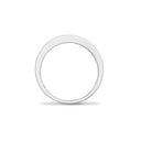 18ct White Natural Diamond Baguette 1\2 Eternity Ring