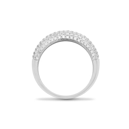 18ct White 1.00ct Natural Diamond Bombay Ring