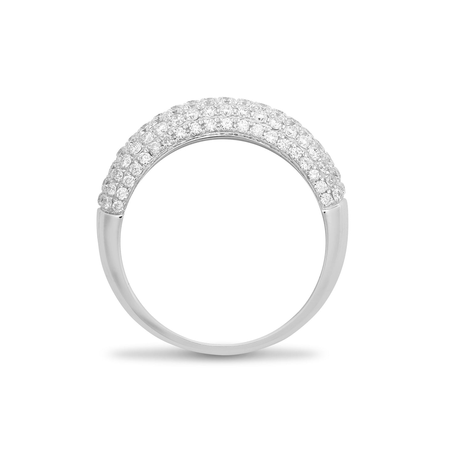 18ct White 1.50ct Natural Diamond Bombay Ring