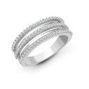 18ct White 0.63ct Natural Diamond Ring