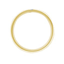 18ct Gold Yellow Natural Diamond Rubover set Wedding Ring