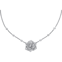 Medium White Gold Diamond Pendant