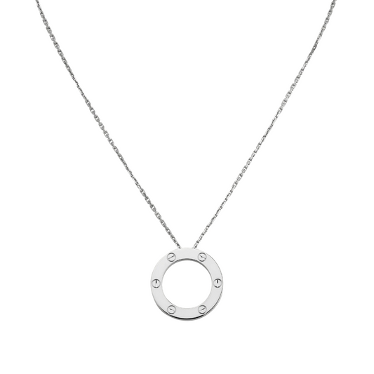 Love Pendant 18ct White Gold