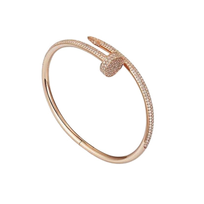 Juste Un Clou Bracelet Diamond-Paved 18K Rose Gold