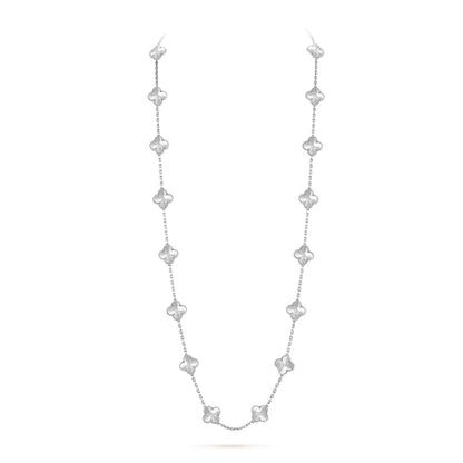 Belle Vante Necklace 20 Motifs 18K White Gold
