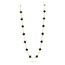 Belle Vante Necklace 20 Motifs Onyx 18K Yellow Gold
