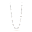 Belle Vante Necklace 20 Motifs Mother-Of-Peal 18K White Gold