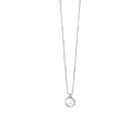 White Gold, Diamond and Pearl Necklace