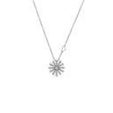 White Gold and Diamonds Necklace 16 mm