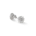 White Gold and Diamonds Earrings 14 mm