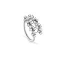 White Gold and Diamond Bypass Ring