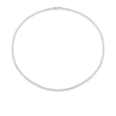 White Gold and Diamond Necklace 4.06 Carats