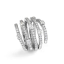 White Gold Ring with Diamonds
