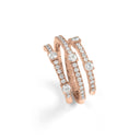 Pink Gold and Diamonds Ring