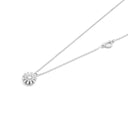 White Gold and Diamonds Necklace 8 mm