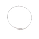 White Gold and Diamond Necklace 3.50 Carats