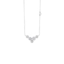 White Gold and Diamonds Necklace 0.58 Carats