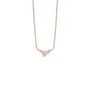 Pink Gold and Diamonds Necklace