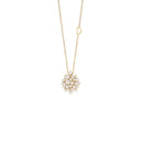 Yellow Gold and Diamond Necklace 1.07 Carats