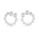 White Gold Diamond Earrings 2.31 Carats