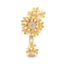 Frivole Secrète Watch Medium Model in 18K Yellow Gold with Diamonds