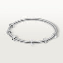 Belle Vante Ecrou Bracelet Rhodium-finish White Gold