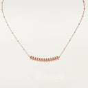 Belle Vante Clash Small Model Pendant Necklace in Rose Gold