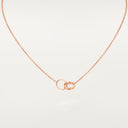 Belle Vante LOVE Pendant Rose Gold 44cm Necklace