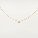 Belle Vante d'Amour Pendant Brilliant-Cut Diamond Small Model Yellow Gold