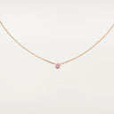 Belle Vante d'Amour Pendant Rose Gold Pink Sapphire