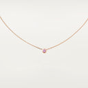 Belle Vante d'Amour Pendant Pink Sapphire Rose Gold