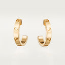 Belle Vante LOVE Hoop Earrings Small Model Yellow Gold