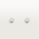 Belle Vante LOVE Stud Earrings 18k White Gold
