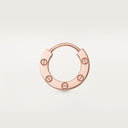 Belle Vante LOVE Single Earring Rose Gold 12mm
