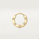 Belle Vante LOVE Single Earring Yellow Gold 12mm