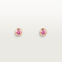 Belle Vante d'Amour Stud Earrings 2 Pink Sapphires Rose Gold