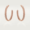 Belle Vante Clash Hoop Earrings Large Model Rose Gold 45mm