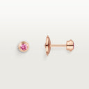 Belle Vante d'Amour Stud Earrings Rose Gold 2 Pink Sapphires