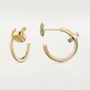 Belle Vante Small Juste un Clou Hoop Earrings Gold