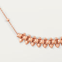Belle Vante Clash Medium Pendant Rose Gold Adjustable 41cm
