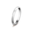 Tendrement Etoiles Wedding Band in Platinum with Diamond