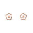 Lucky Spring Plum Blossom Earrings with Mother-of-Pearl