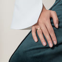 Belle Vante Love Ring Small Model Paved White Gold Diamond
