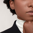 Belle Vante d'Amour Stud Earrings 2 Brilliant-Cut Diamonds Mini Model