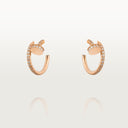 Belle Vante Juste un Clou Hoop Earrings Small Model Paved