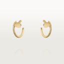 Belle Vante Juste un Clou Hoop Earrings Small Model Paved