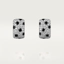 Belle Vante Panthère Earrings Paved White Gold Onyx Diamonds