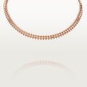 Belle Vante Clash Flexible Medium Necklace Rose Gold