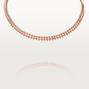 Belle Vante Clash Flexible Medium Necklace Rose Gold